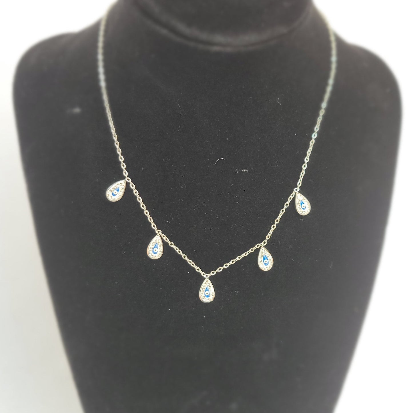 Dije Ojos en Gota Plata