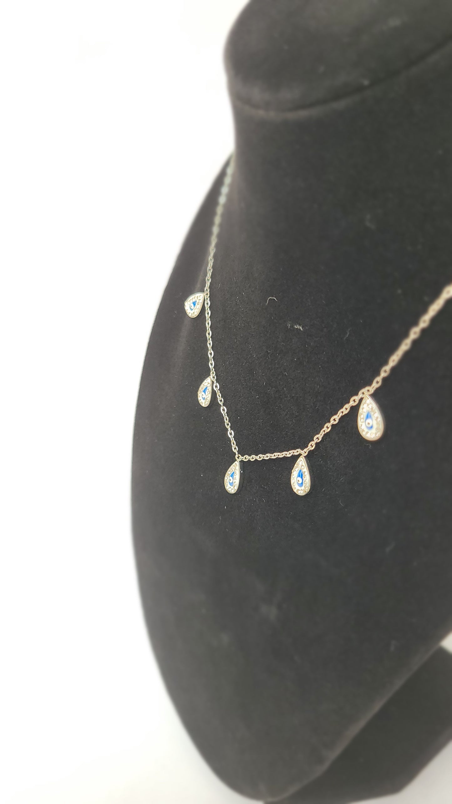 Dije Ojos en Gota Plata