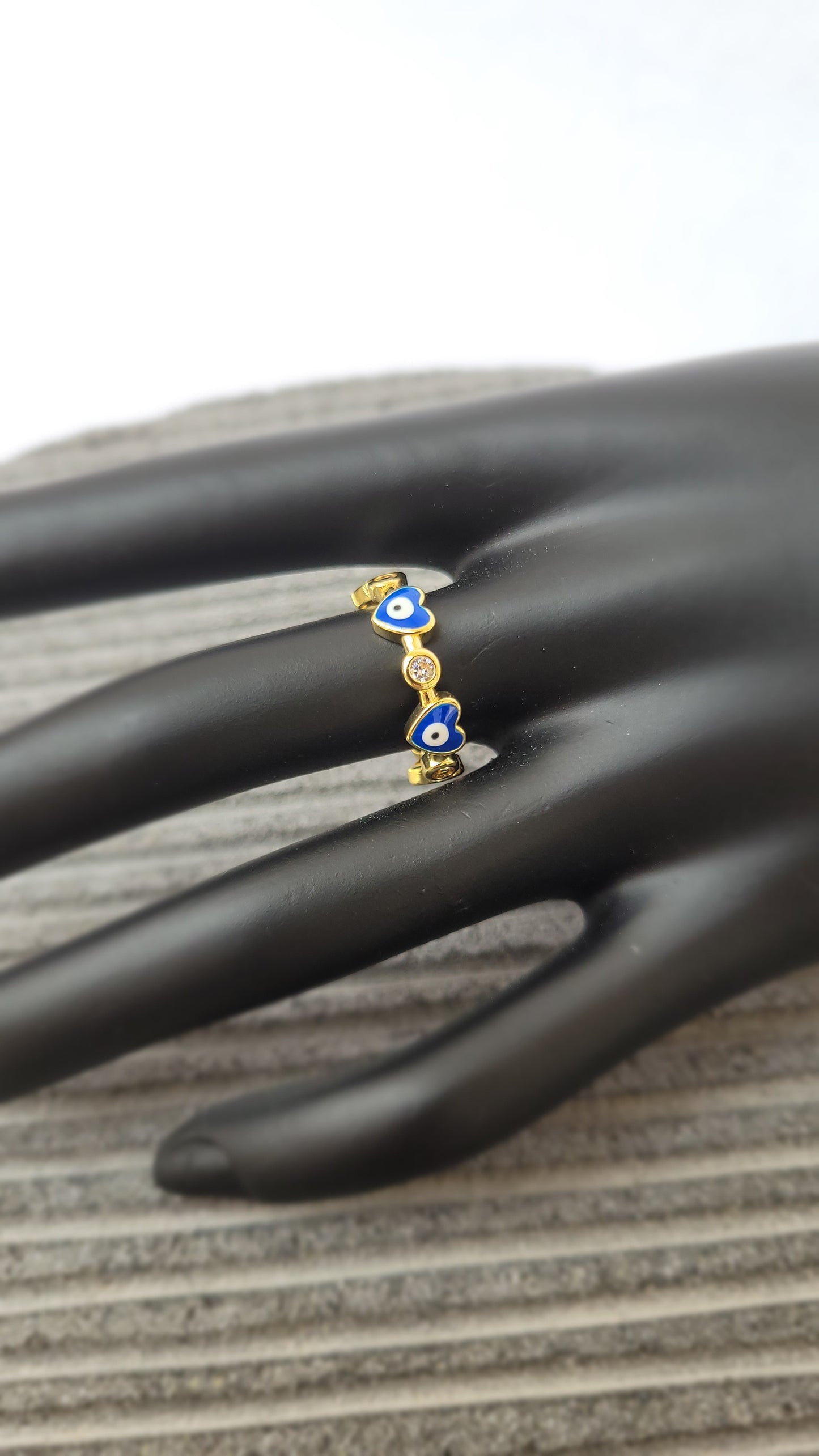 Corazones con Ojos Azul
