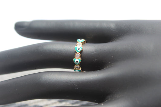 Corazones con Ojos Verde Azul